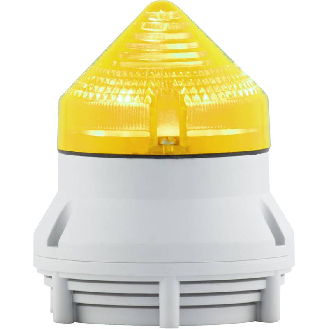 Combiné CTL600 A 68db LED JAUNE V12/24DAC IP30 Ø60mm GRIS-Lire la description