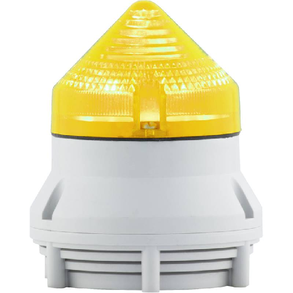 Combiné CTL600 A 68db LED JAUNE V12/24DAC IP30 Ø60mm GRIS-Lire la description