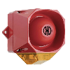 Combinaison éclair/sirène ORANGE 32 sons 105dB 115-230VAC IP66 ROUGE