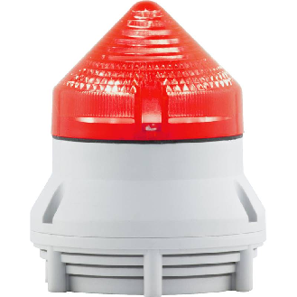 Combiné CTL600 A 68db LED ROUGE V12/24DAC IP30 Ø60mm GRIS-Lire la description