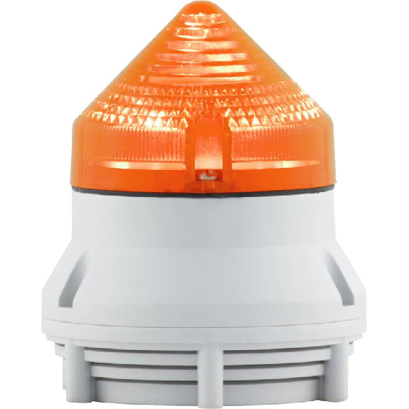 Combiné CTL600 A 68dB LED ORANGE V12/24DAC IP30 Ø60mm GRIS-Lire la description