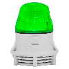 Combiné MICROLAMP A 80dB XENON VERT V12/24DAC IP30 Ø77mm GRIS