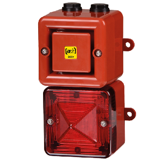 Combiné xénon 5J/110 dB TONAFLASH 230 ±10% Vca - Orange - 64 sons-Lire la description