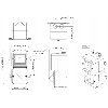 Combiné LED 110 dB TONAFLASH 48-60 Vcc - Transparent - 64 sons