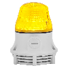 Combiné MICROLAMP A 80dB XENON JAUNE V12/24DAC IP30 Ø77mm GRIS