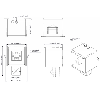 Combiné de signalisation sonore xénon 5J 120 dB 207-240 Vca rouge