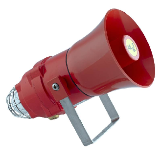 Combiné sonore et lumineux 5J 117dB 230Vac 111mA 117dB 5J Rouge IP67-Lire la description