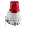 Combiné sonore 100dB avec feu LED 10-30Vdc fixe optique Orange IP65