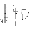 Barrière sécurité T4 (R) 3fx Rés=400mm P=17m IP65,IP67 M12 5P
