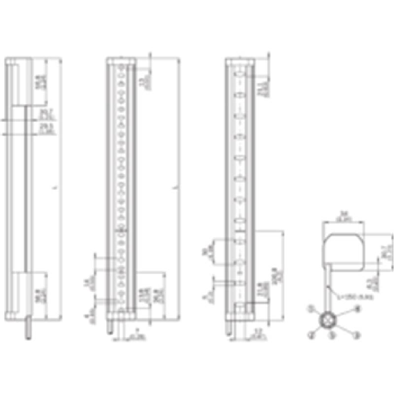 Barrière immatérielle de sécurité IP67 Barrière immatérielle de sécurité IP67-Lire la description