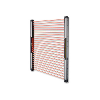 Barrière sécurité T4 H=0583mm Rés=20mm P=7m / Câble 5m