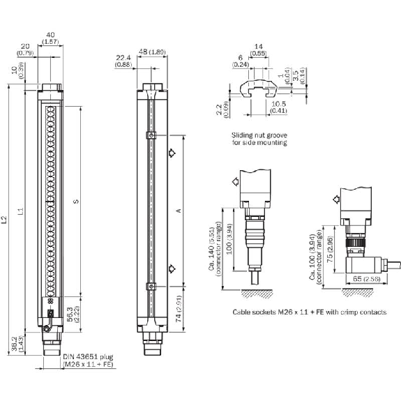 Barrière sécurité T4 (R) H=0900mm Rés=40mm P=21m Adv M26 12P Barrière sécurité T4 (R) H=0900mm Rés=40mm P=21m Adv M26 12P-Lire la description