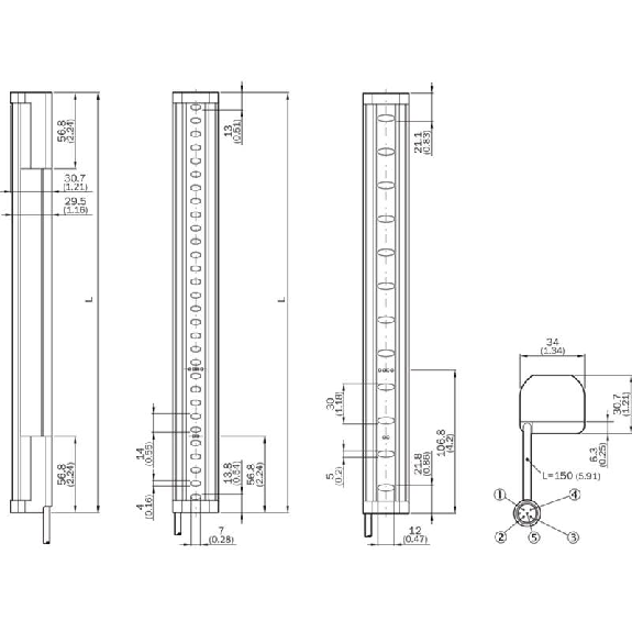 Barrière sécurité T2 H=0750mm Rés=14mm P=8m (10m max) Version PACK Barrière sécurité T2 H=0750mm Rés=14mm P=8m (10m max) Version PACK-Lire la description