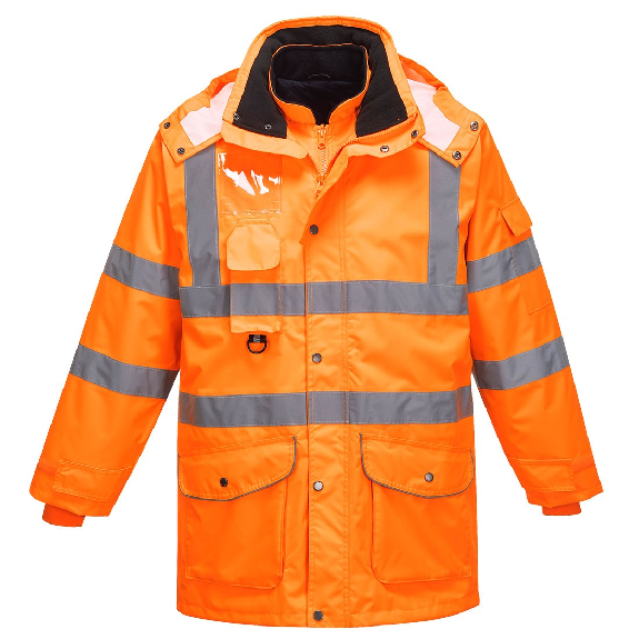 Portwest - Parka Traffic 7-en-1 HV RIS - RT27 Portwest - Parka Traffic 7-en-1 HV RIS - RT27-Lire la description
