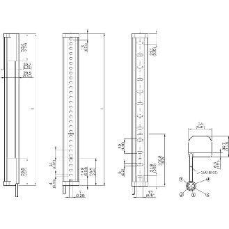 Barrière immatérielle de sécurité Type 2, résolution 30 mm, portée 15 m-Lire la description