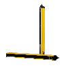 Barrière sécurité T2 H=1510mm Rés=30mm 12m ,STD