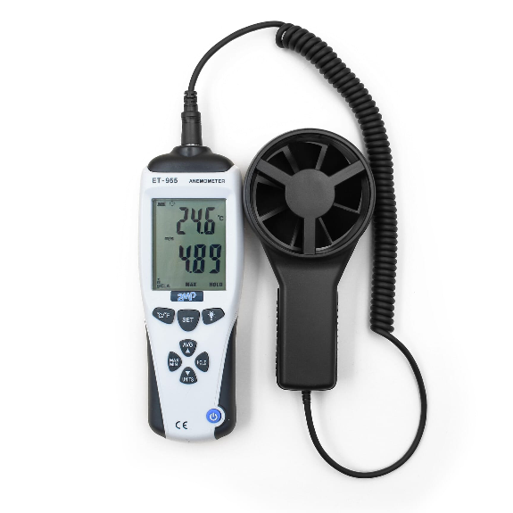 Thermo-Anémomètre Professionnel Marque Française - Mesure de 0.3 à 45 m/s - Contrôlez les flux d'air avec précision !-Lire la description