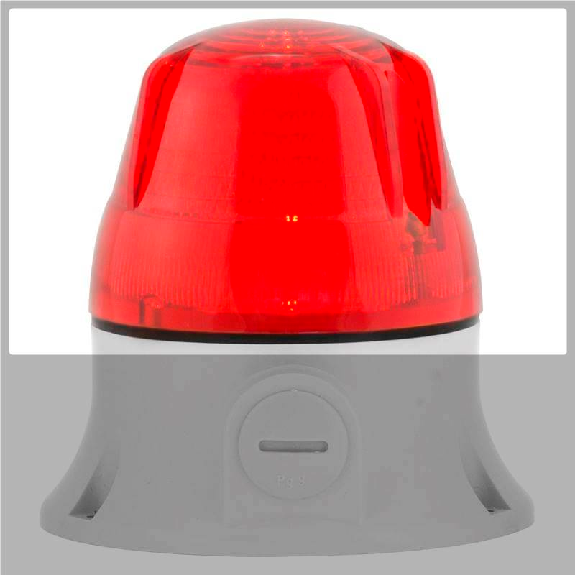 GLOBE MICROLAMP/SIRLAMP ROUGE-Lire la description