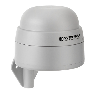 Avertisseur de signal. WM continu 108dB 24VAC/DC Ø134mm IP65 GRIS-Lire la description