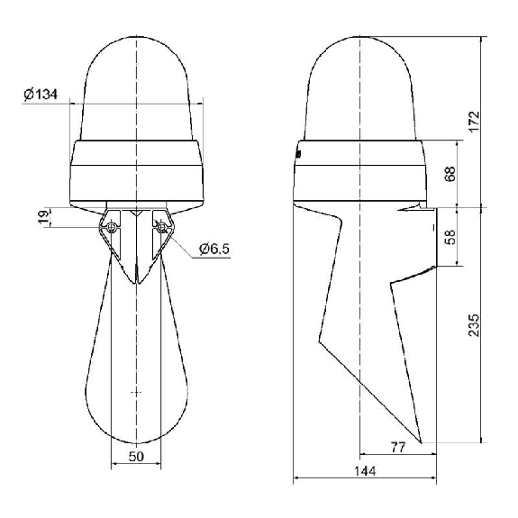 Avertisseur sonore et lumineux DEL 108dB 24VAC/DC-Lire la description