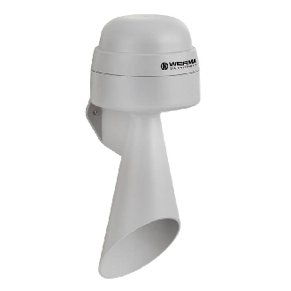 Avertisseur de signal. WM continu 108dB 115-230VAC IP65 Ø134mm GRIS-Lire la description