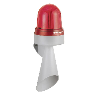 Avertisseur DEL WM continu 108dB 115-230VAC ROUGE-Lire la description