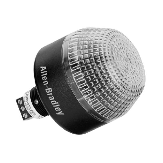 Avertisseur lumineux à LED, à encastrer 12VAC/DC ORANGE-Lire la description