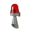 Avertiseur DEL WM continu 98dB 24VAC/DC ROUGE