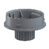 Mini Adaptateur montage encastré M22 EM IP66 GRIS