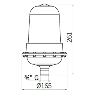 RA WP LED ORANGE V12/24DAC SS-Lire la description