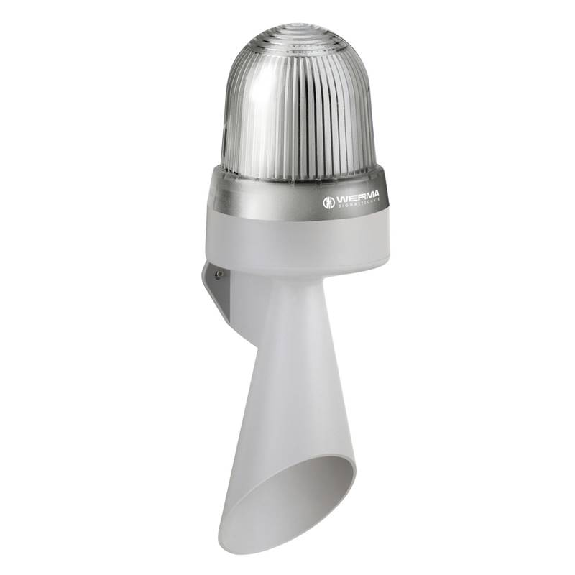 Avertisseur DEL WM continu 10-48VAC/DC 108dB TRANSPARENT-Lire la description