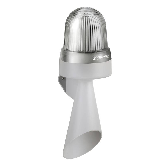 Avertisseur DEL WM continu 10-48VAC/DC 108dB TRANSPARENT-Lire la description