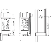 Rideau optique mesurant H=145mm Rés=5mm P=5m IO-Link ANA (x2)