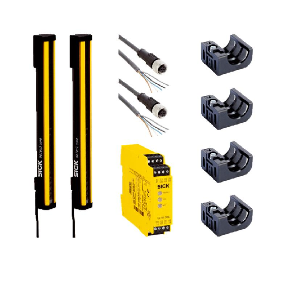 Barrière sécurité T2 H=1350mm Rés=30mm P=10m (12m max) Version PACK Barrière sécurité T2 H=1350mm Rés=30mm P=10m (12m max) Version PACK-Lire la description
