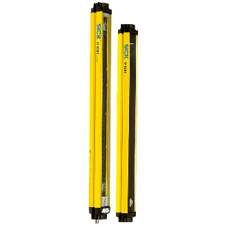 Barrière sécurité T4 (E/R) 2fx Rés=500mm P=7,5m Std AP LED / M12x8-Lire la description
