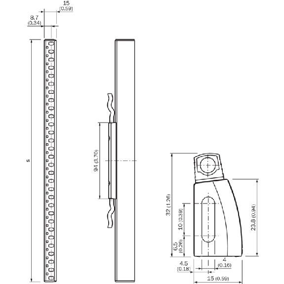 Barrière sécurité T4 H=0960mm Rés=14mm autonome fixation O-Fix Barrière sécurité T4 H=0960mm Rés=14mm autonome fixation O-Fix-Lire la description
