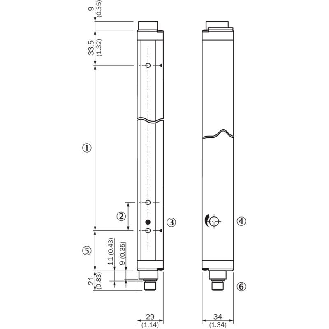 Rideau optique pour automatisation 12m-Lire la description