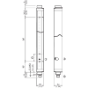 Rideau optique Eco-line H=0450mm Rés=30mm P=2m 2xPNP / M12 4P