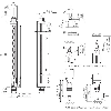 Barrière sécurité T4 (R) H=0750mm Rés=14mm P=10m Adv Cascadable