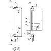 Barrière sécurité T4 (R) H=0600mm Rés=30mm P=12,5m IP69K câble 15m