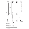 Rideau optique mesurant H=0295mm Rés=5mm P=5m IO-Link ANA (x2)