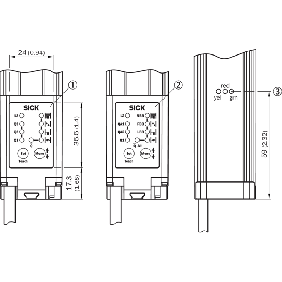 Rideau optique mesurant H=0295mm Rés=5mm P=5m IO-Link ANA (x2) Rideau optique mesurant H=0295mm Rés=5mm P=5m IO-Link ANA (x2)-Lire la description