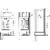 Rideau optique mesurant H=0295mm Rés=5mm P=5m IO-Link ANA (x2)