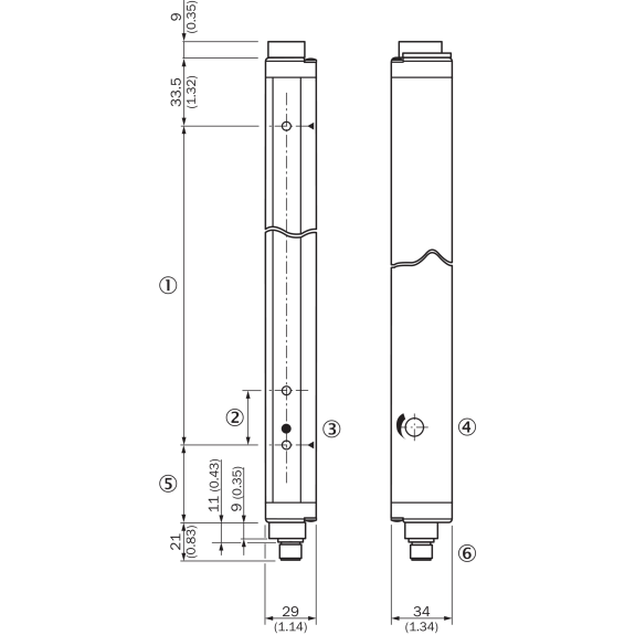 Rideau optique Eco-line H=0450mm Rés=30mm P=12m 2xPNP / Câble 15m Rideau optique Eco-line H=0450mm Rés=30mm P=12m 2xPNP / Câble 15m-Lire la description