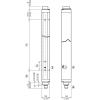 Rideau optique Eco-line H=0450mm Rés=30mm P=12m 2xPNP / Câble 15m