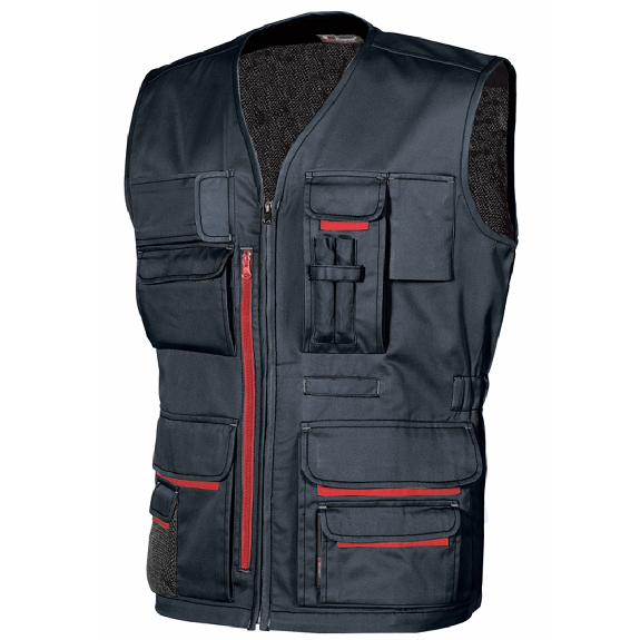 U-Power - Gilet multi-poches bleu foncé FUN-Lire la description