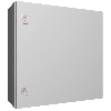 AX Coffret électrique, LHP : 600x600x250 mm, en tôle d'acier, avec plaque de montage, à une porte, deux serrures à came