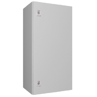 Coffret électrique AX, LHP : 400x800x300 mm, en tôle d'acier, avec plaque de montage-Lire la description