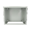 AX Coffret électrique, LHP : 380x300x210 mm, en tôle d'acier, avec plaque de montage, à une porte, une serrure à came
