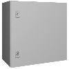 AX Coffret électrique, LHP : 500x500x300 mm, en tôle d'acier, avec plaque de montage, à une porte, deux serrures à came